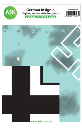 1:48 German Insignia part I - Fighter aircraft 1937-1945 vertical stabilizer