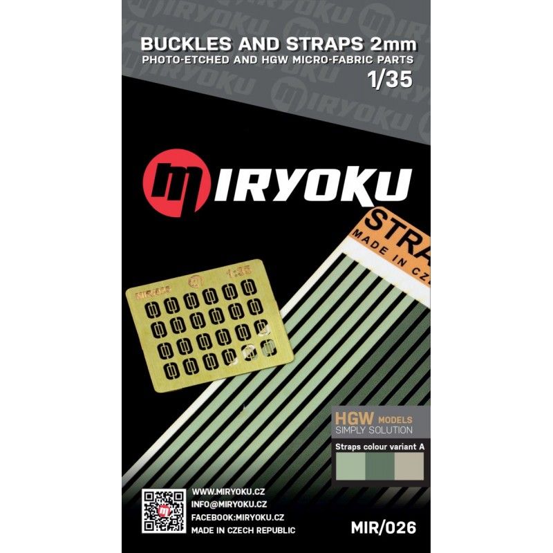 1:35 PŘEZKY A PÁSY 2MM (A)