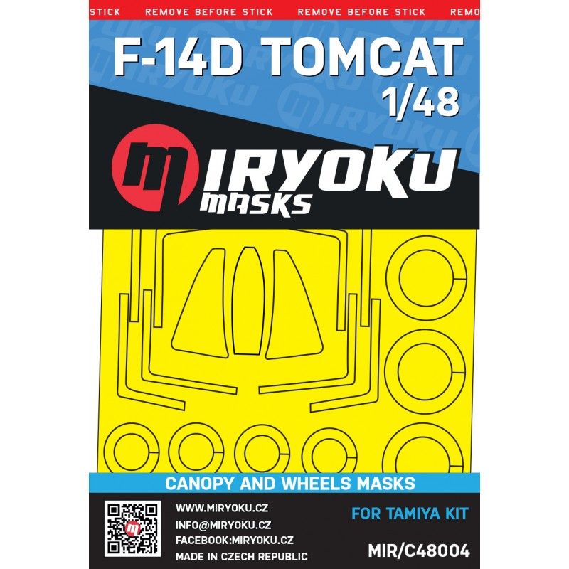 1:48 F-14D TOMCAT - MASKS
