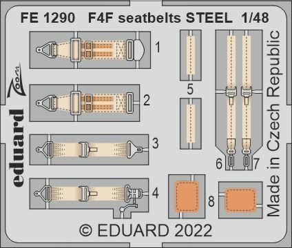 1:48 F4F seatbelts STEEL