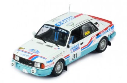 1:43 ŠKODA 130L #31 J. HAUGLAND-J.O. BOHLIN RAC RALLY 1987