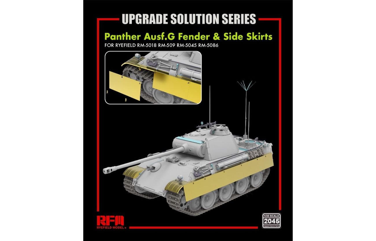 1:35 Panther Ausf.G Fender&Side Skirts