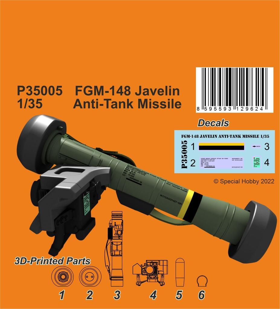 1:35 FGM-148 Javelin Anti-Tank Missile