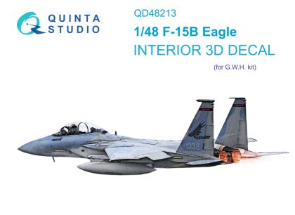 1:48 F-15B 3D-Printed & coloured Interior on decal paper (GWH)