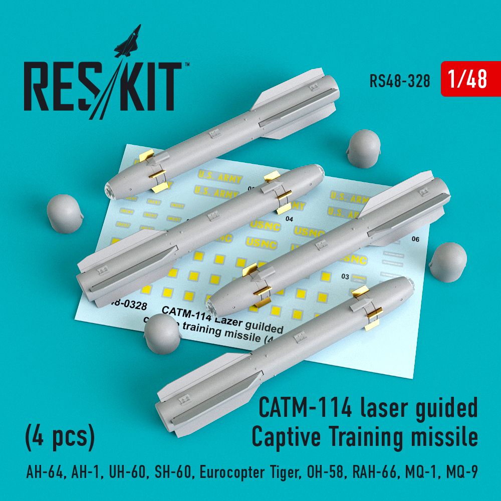 1:48 CATM-114 laser guided Captive Training missile (4 pcs)