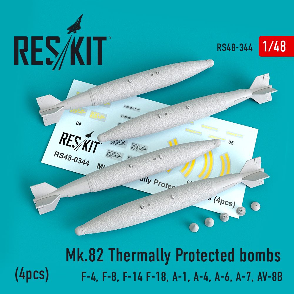 1:48 Mark 82 Thermally Protected bombs (4pcs)