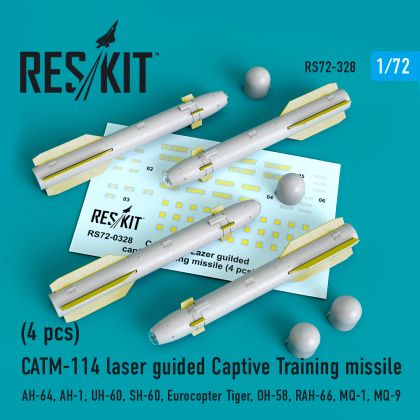 1:72 CATM-114 laser guided Captive Training missile (4 pcs)