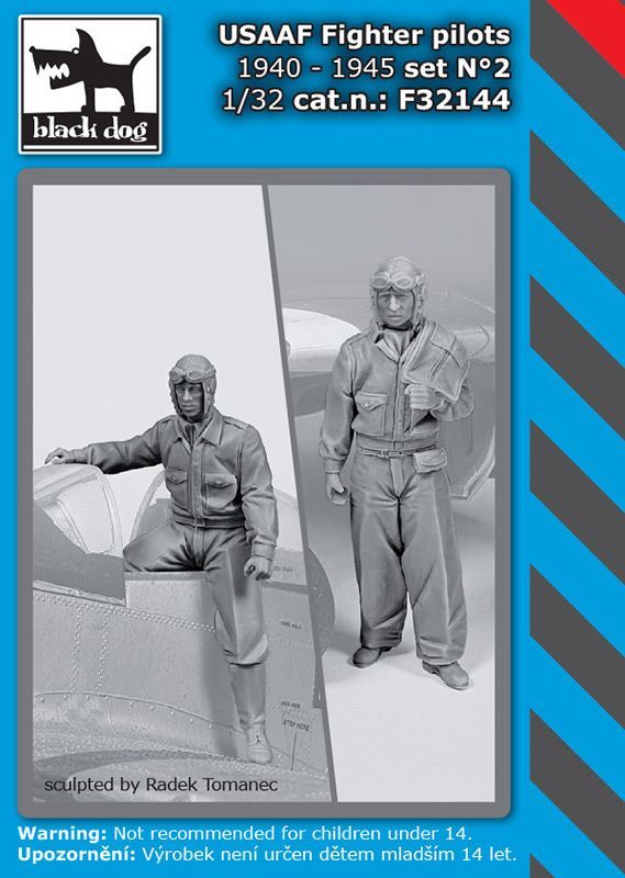 1:32 USAAF Fighter pilot 1940-45 set N°2