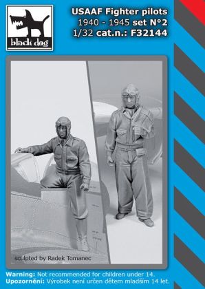 1:32 USAAF Fighter pilot 1940-45 set N°2