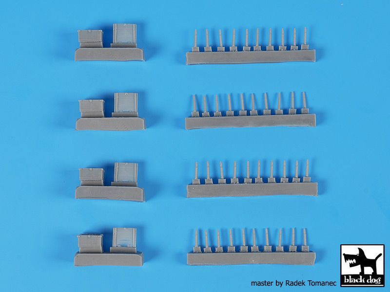 1:72 Soviet ammo boxes with 45 mm ammunition