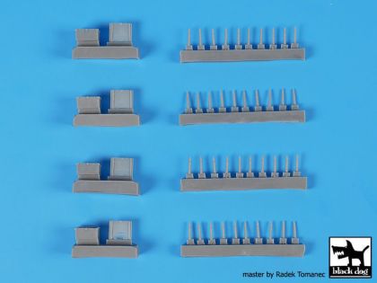 1:72 Soviet ammo boxes with 45 mm ammunition