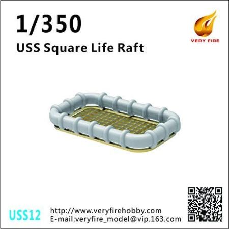1:350 USS LIFE ELLIPSE RAFTS (30 SETS)