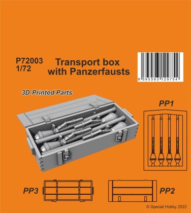 1:72 Transport box with Panzerfausts