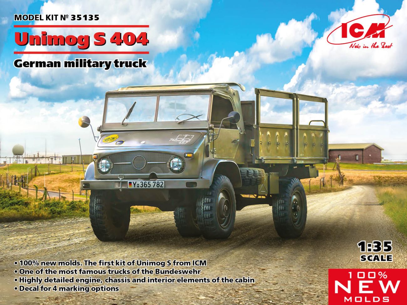 1:35 Unimog S 404 German military truck