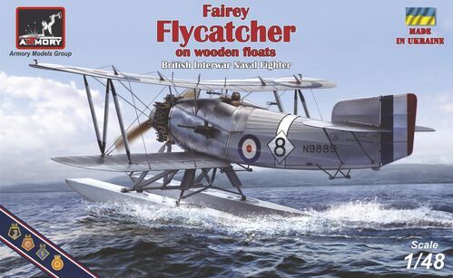 1:48 Fairey Flycatcher British Interwar FAA Floatplane Fighter, Early (Wooden)