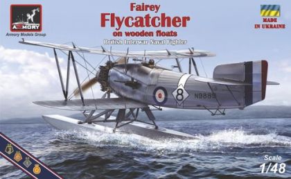 1:48 Fairey Flycatcher British Interwar FAA Floatplane Fighter, Early (Wooden)