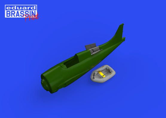 1:48 Grumman F4F-3 Wildcat life raft 3D PRINTED