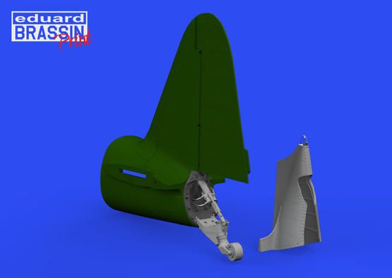 1:48 Mitsubishi A6M2 Zero tailwheel 3D PRINTED