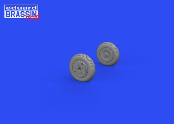 1:72 Ki-84 Hayate wheels 3D PRINTED