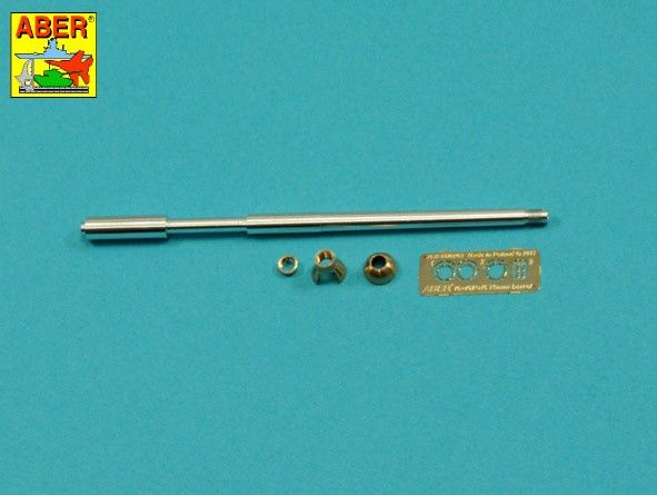 1:35 Germ.75mm barrel for KwK40L/43 with single baffle muzzle brake for Pz.Kpfw. VI, Ausf. F2-early G