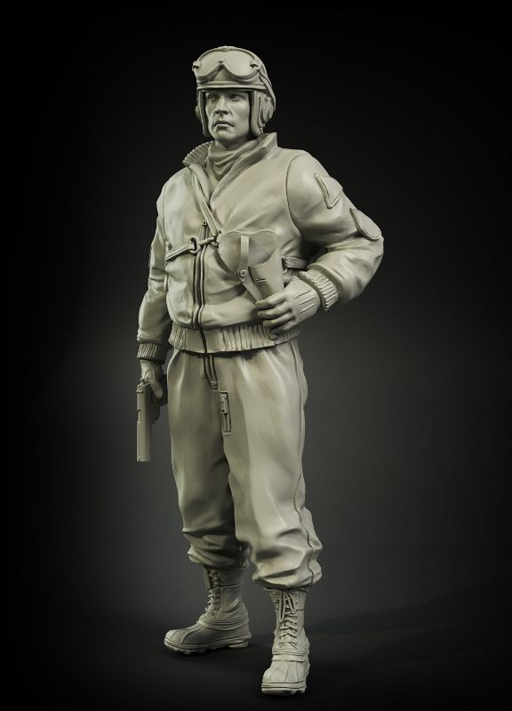 1:35 US Army tanker in winter clothes No.1
