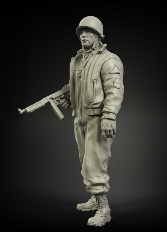 1:35 US Army tanker in winter clothes No.2