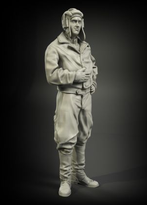 1:35 Soviet tanker with leather jacket