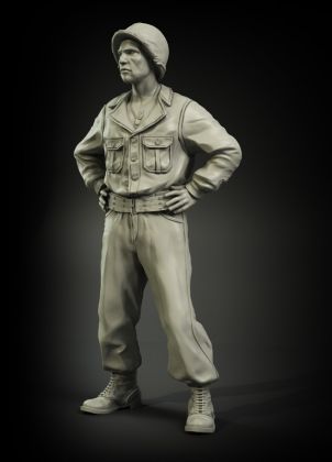 1:35 US Army PTO tank commander