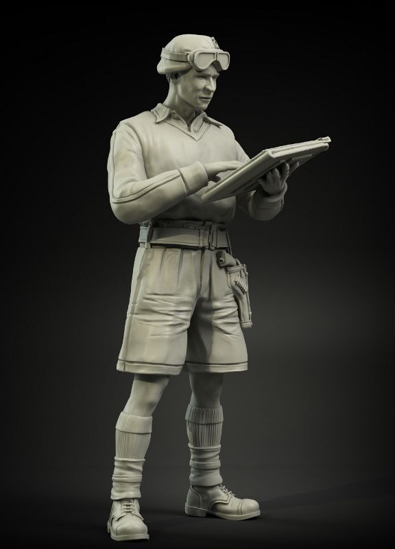 1:35 British RAC officer North Africa No.2