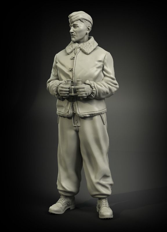 1:35 Waffen-SS tank officer winter clotches No.1