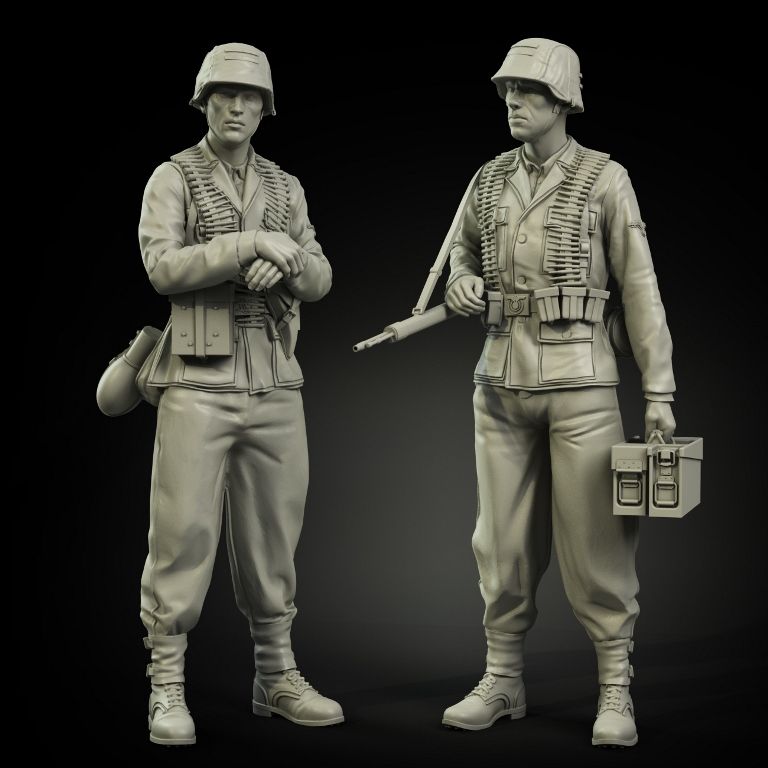 1:35 Waffen-SS MG-42 team set