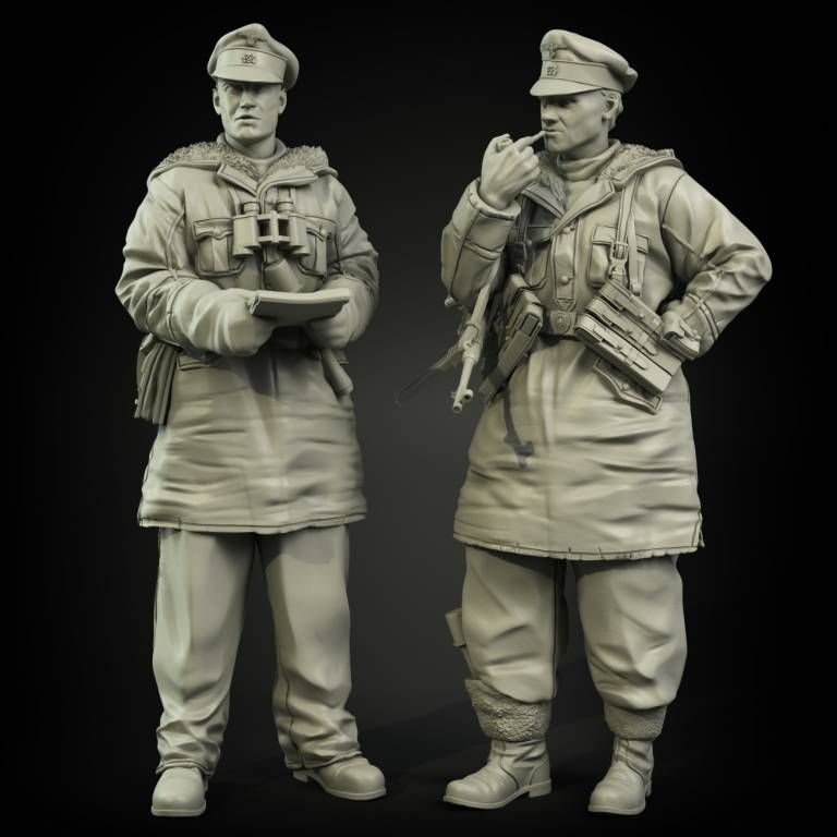 1:35 Waffen-SS Anorakanzug officers set