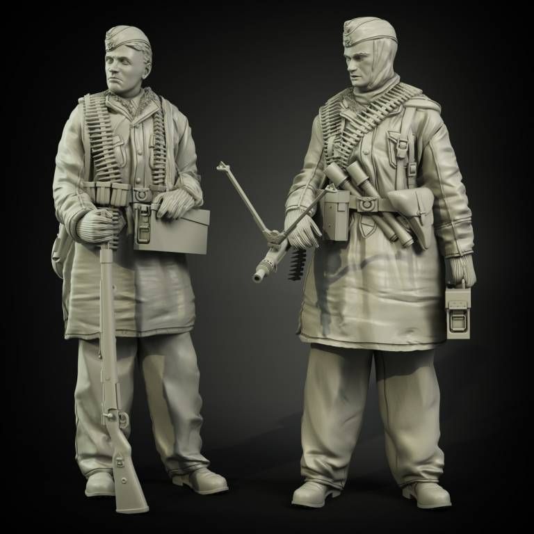 1:35 Waffen-SS Anorakanzug MG-42 set