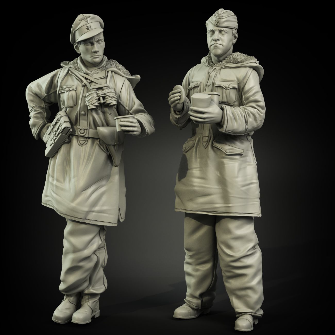1:35 Waffen-SS Anorakanzug at rest set