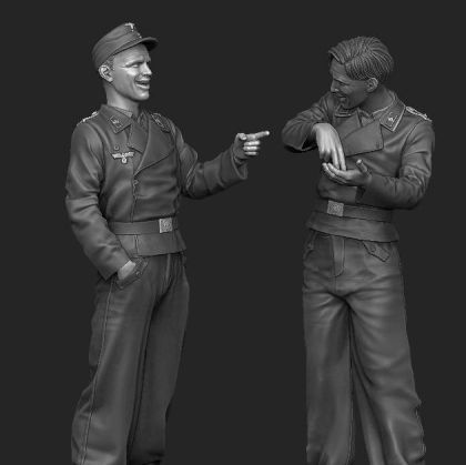 1:35 German tankers telling a joke set