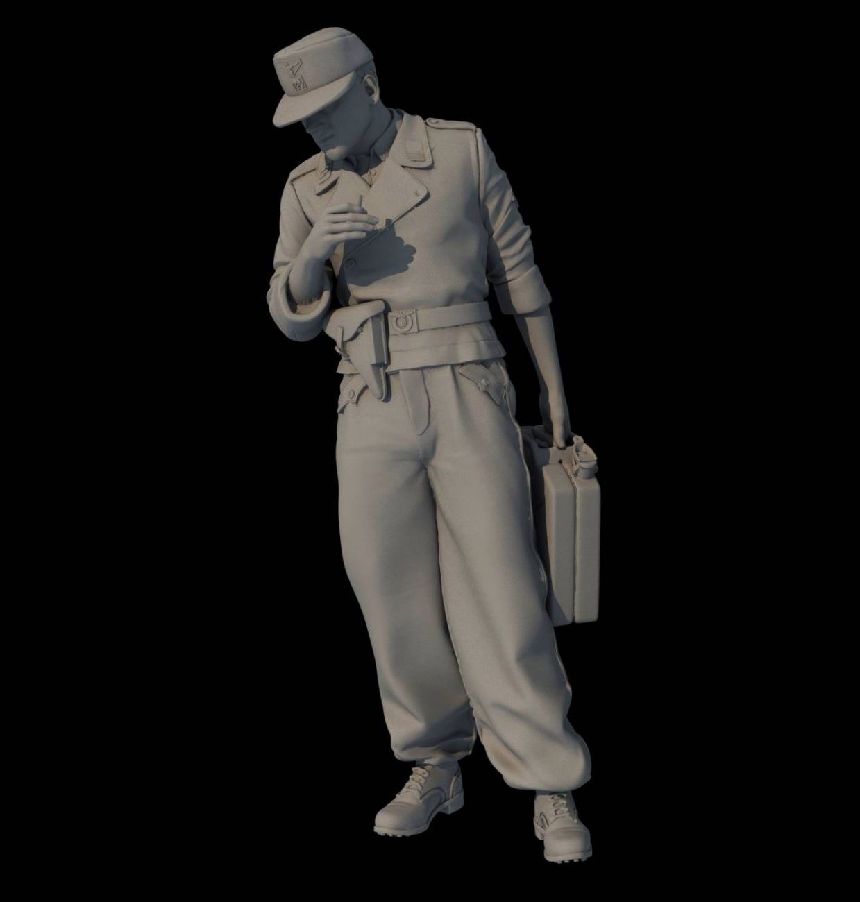 1:35 Waffen-SS tanker carrying fuel canister