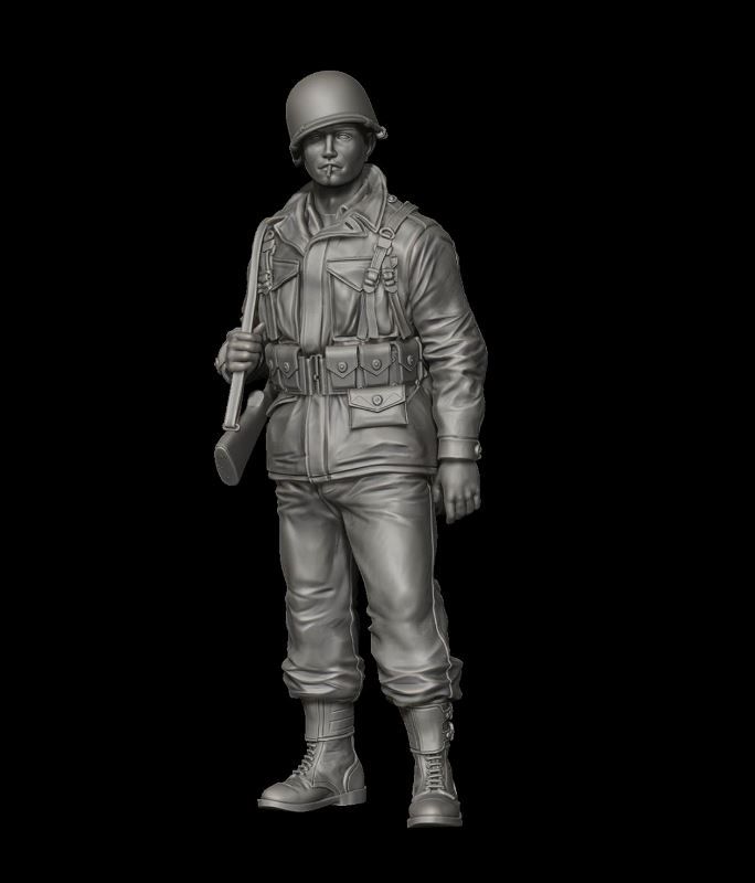 1:35 US Soldier in M43 uniform No.2
