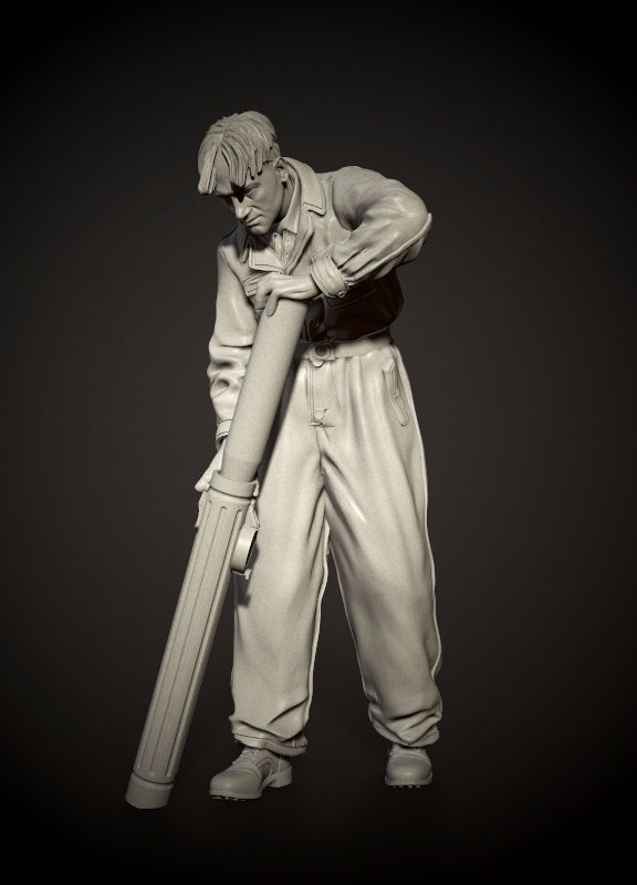 1:35 Waffen-SS tanker preparing ammo No.2