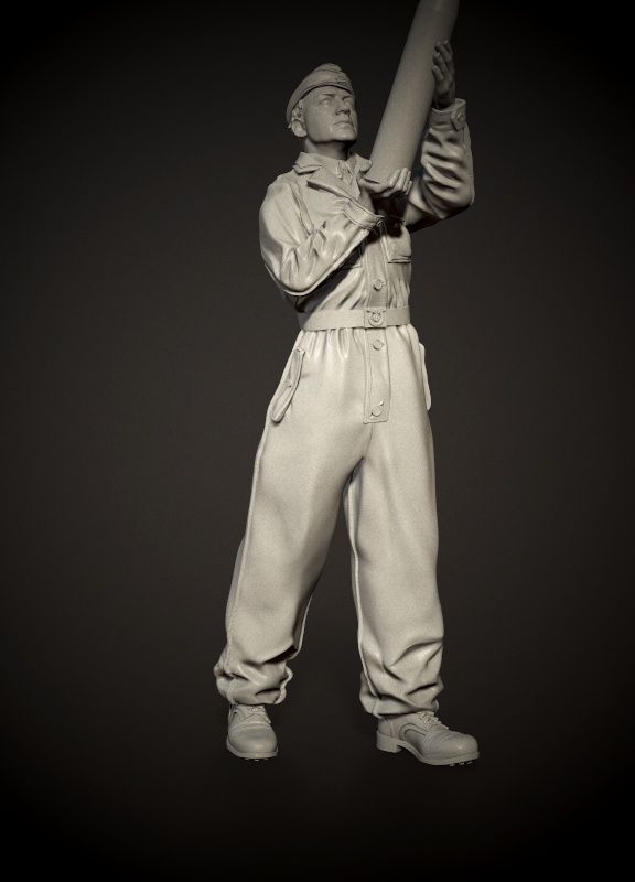 1:35 Waffen-SS tanker loading ammo No.1