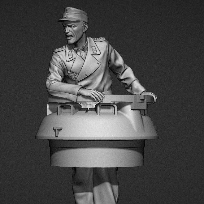 1:35 “Panther” tank commander Normandy
