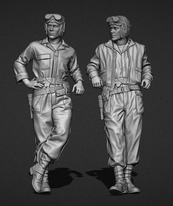 1:35 US tankers coverall set