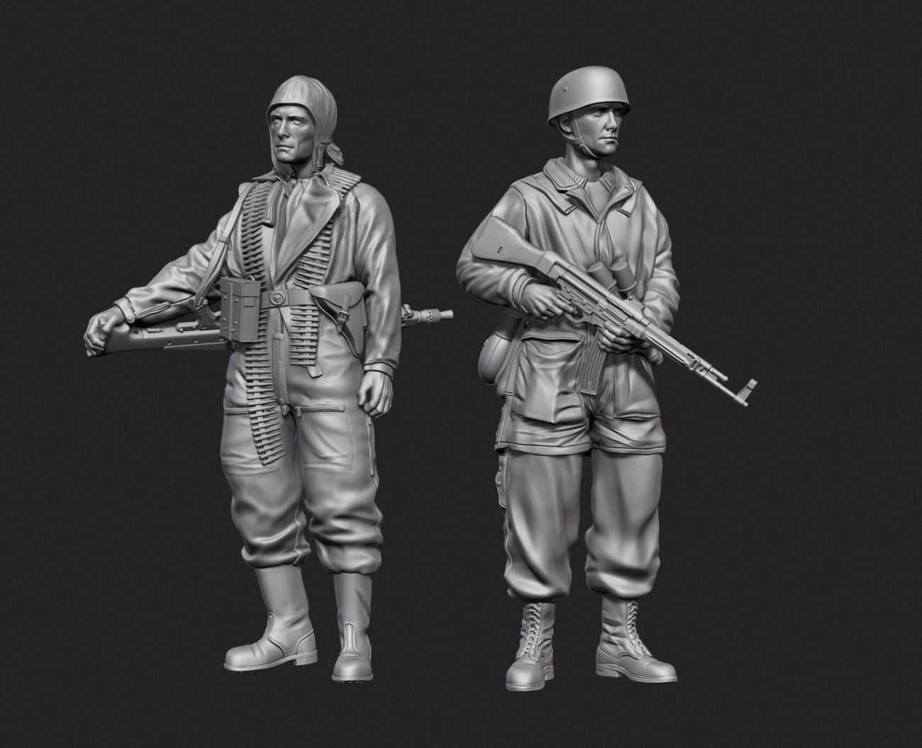 1:35 German fallschirmjäger Oder Front set