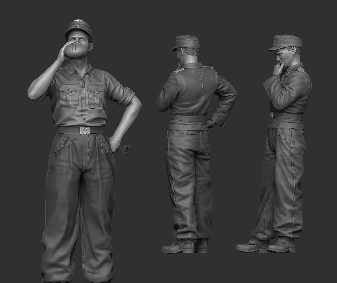 1:35 German Tank mechanic set