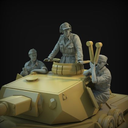 1:35 DAK turret set (Pz III & Pz IV tanks)
