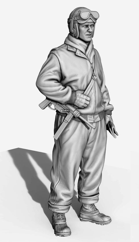 1:35 US Army tanker in Ardennes No.1