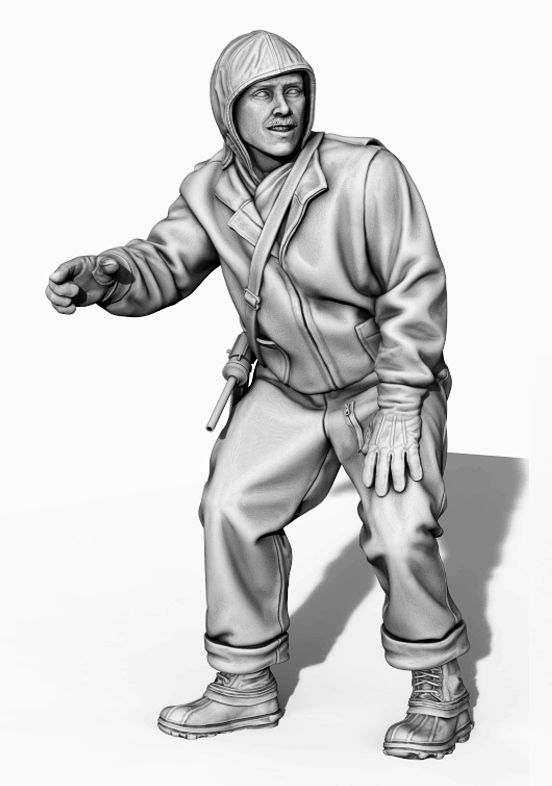 1:35 US Army tanker in Ardennes No. 2