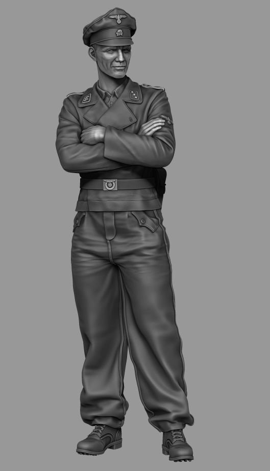 1:35 Waffen-SS tank officer No.1