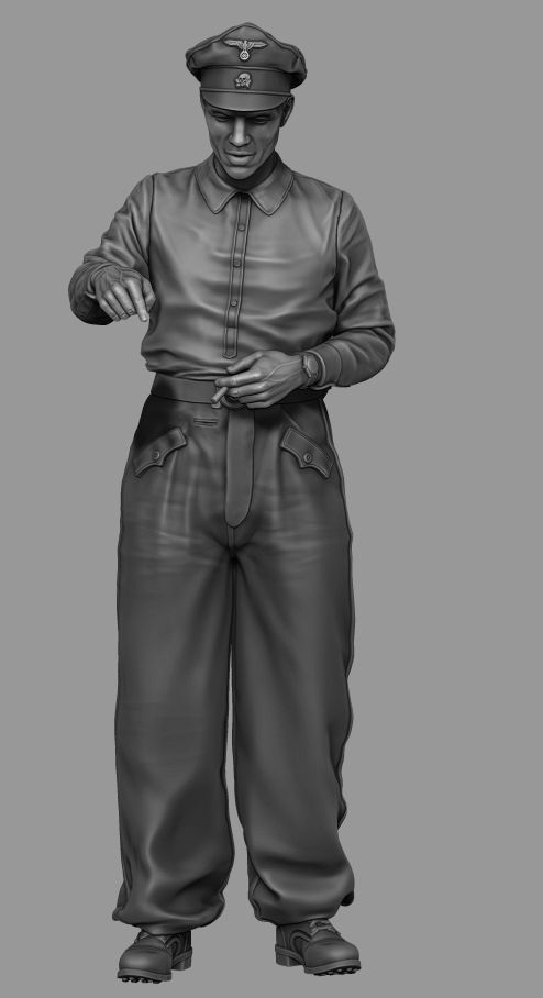 1:35 Waffen-SS tank officer summer dress