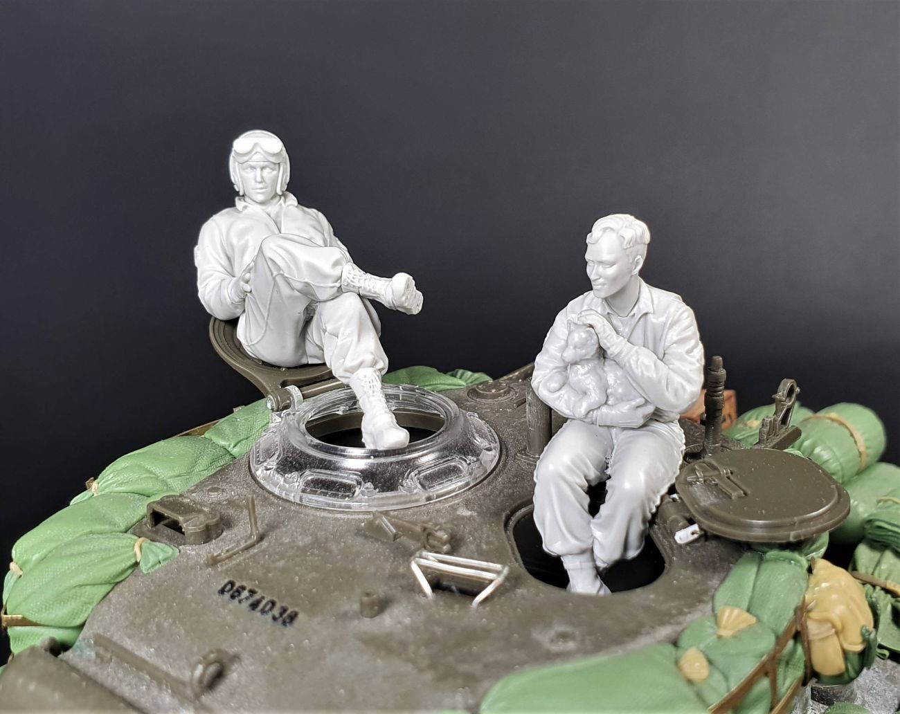 1:35 “Easy rider” Sherman tank turret set