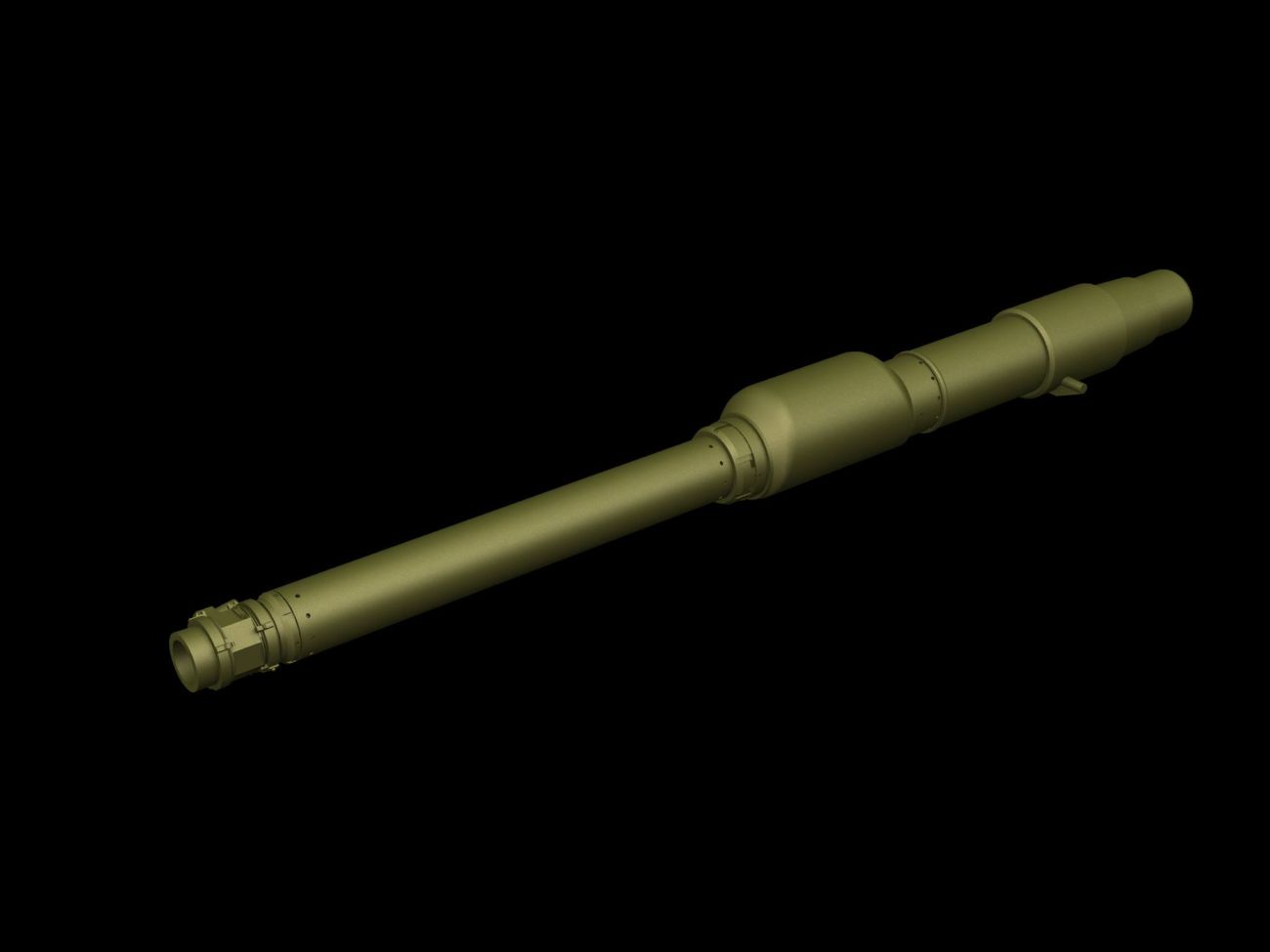1:35 Rh-M 120 Gun barrel for Leopard 2A5 MBT